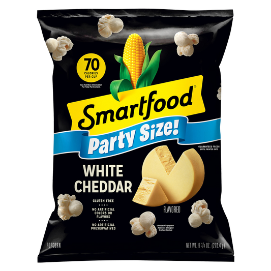 Smartfood White Cheddar Popcorn Party Size 9.75oz