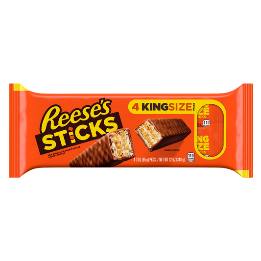 Reese’s Sticks Milk Chocolate Peanut Butter Wafer Candy Bar 4ct 3oz