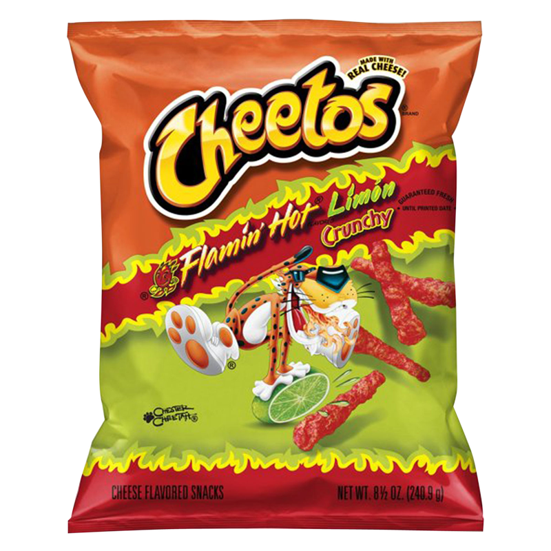 Cheetos Crunchy Flamin’ Hot Limon 8.5oz