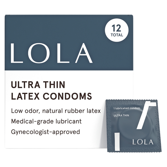 LOLA Ultra Thin Lubricated Condoms 12ct