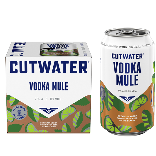 Cutwater Vodka Mule 4pk 12oz Can 7% ABV