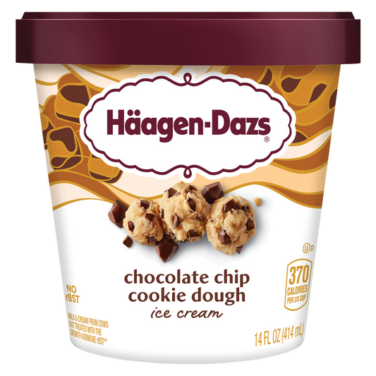 Haagen-Dazs Chocolate Chip Cookie Dough Ice Cream Pint