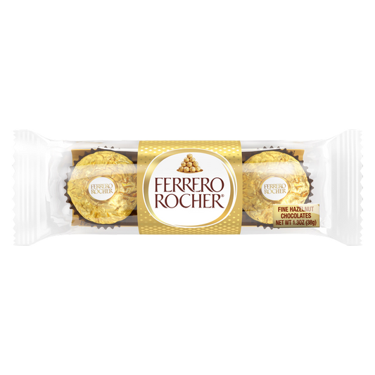 Ferrero Rocher Hazelnut Chocolate Candy 1.3oz