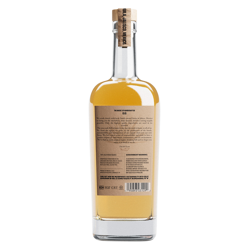 818 Tequila Reposado 750ml (80 Proof)