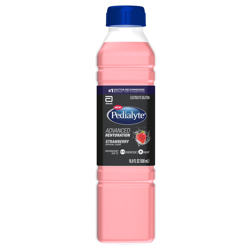 Pedialyte Strawberry Advanced Rehydration 16.9oz Btl