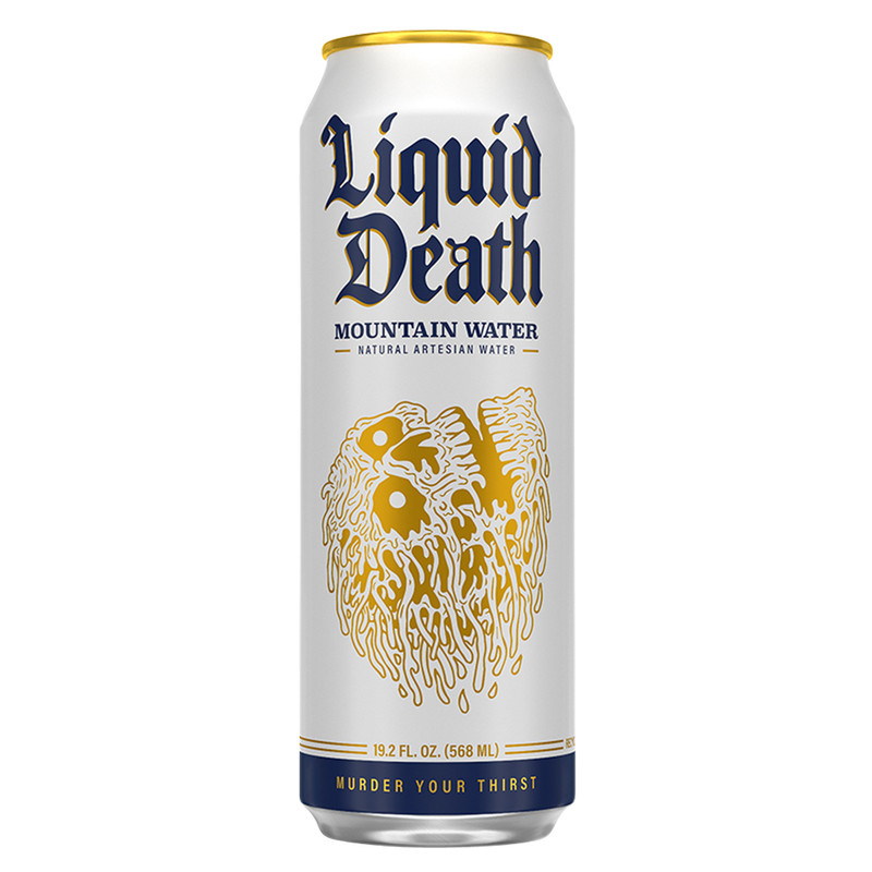 Liquid Death Mountain Water 8pk 19.2oz Can