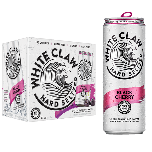 White Claw Seltzer Black Cherry 6pk 12oz Can 5.0% ABV