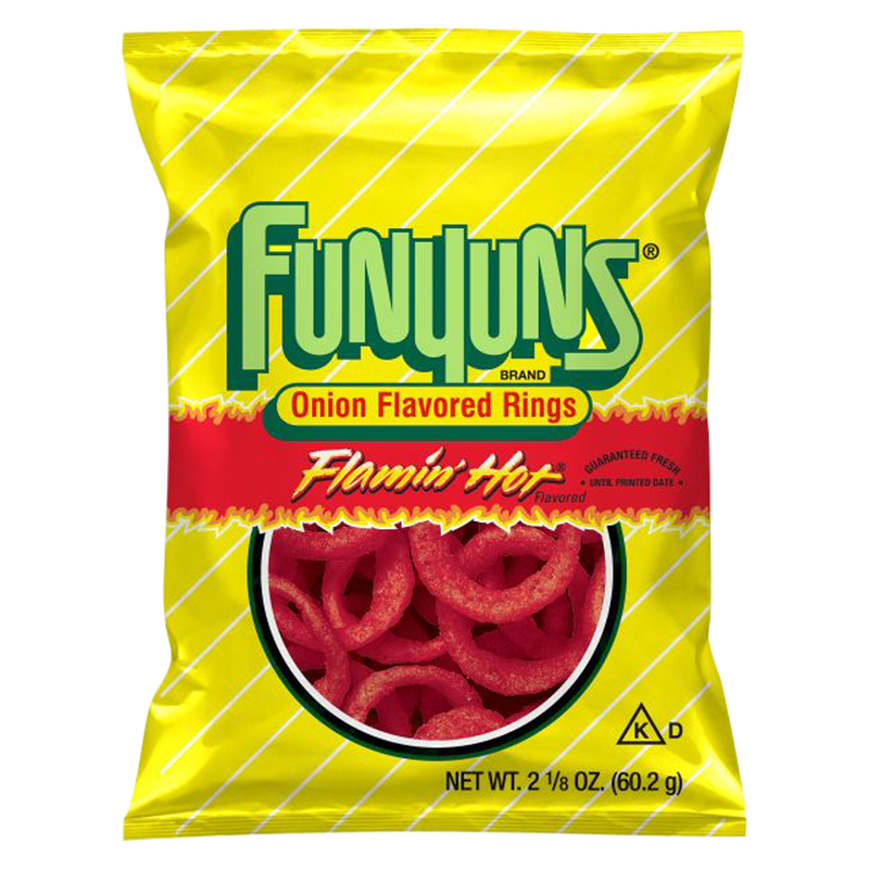 Funyuns Flamin' Hot Onion Flavored Rings 2.1oz