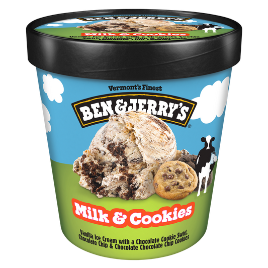 Ben & Jerry's Milk & Cookies Ice Cream Pint