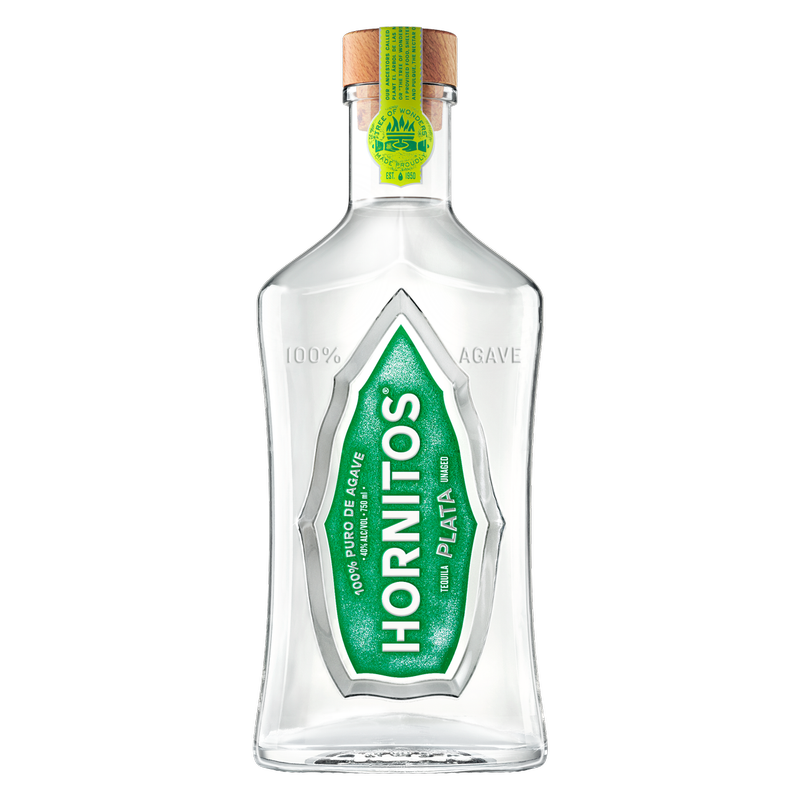 Hornitos Plata Tequila 750ml (80 Proof)