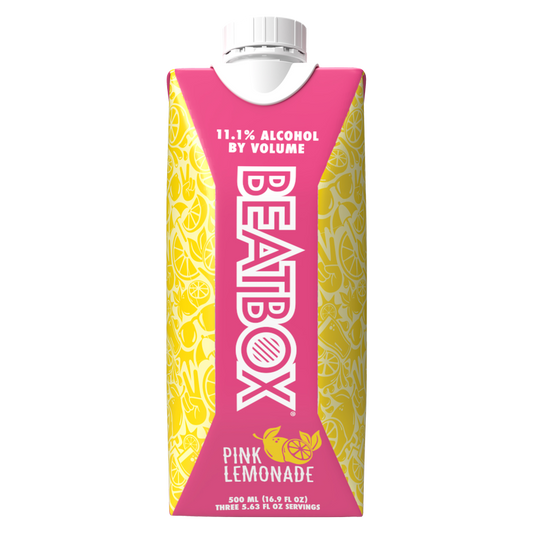 BeatBox Pink Lemonade 500ml 11.1% ABV Party Punch