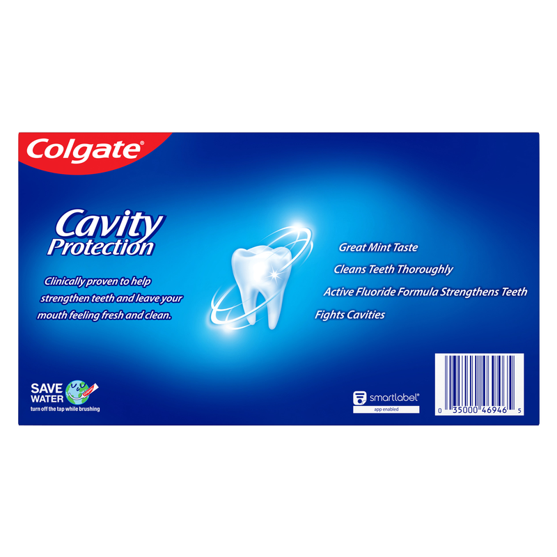 Colgate Cavity Protection Regular Flavor Toothpaste 6oz 3ct