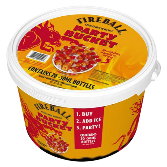 Fireball Party Bucket 20pk 50ml (66 Proof)