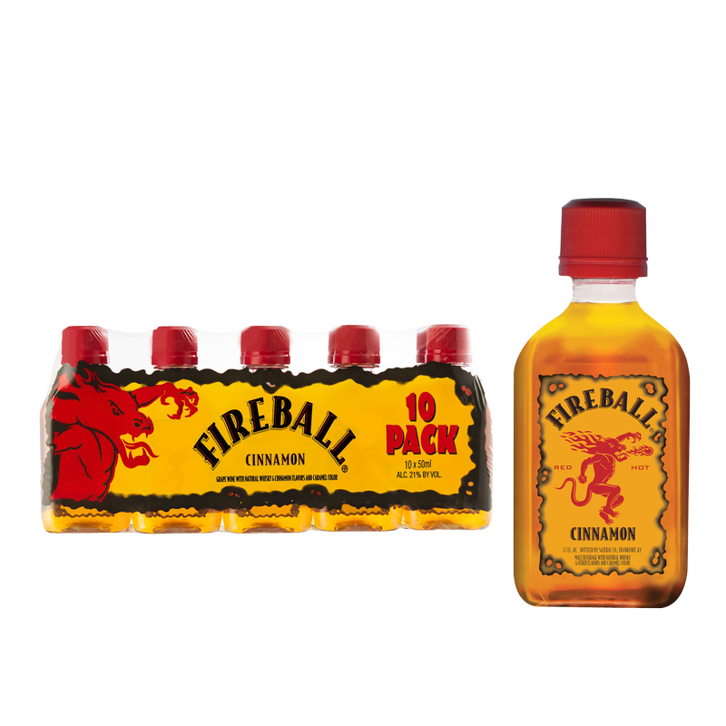 Fireball Cinnamon 10pk 50ml (33 Proof)