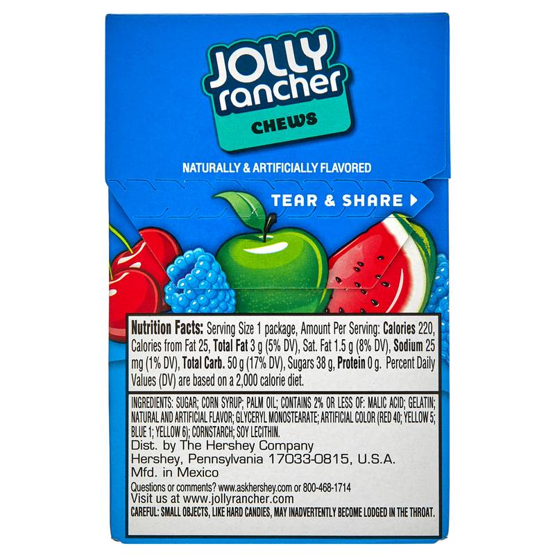 Jolly Rancher Fruit Chews 2.06oz