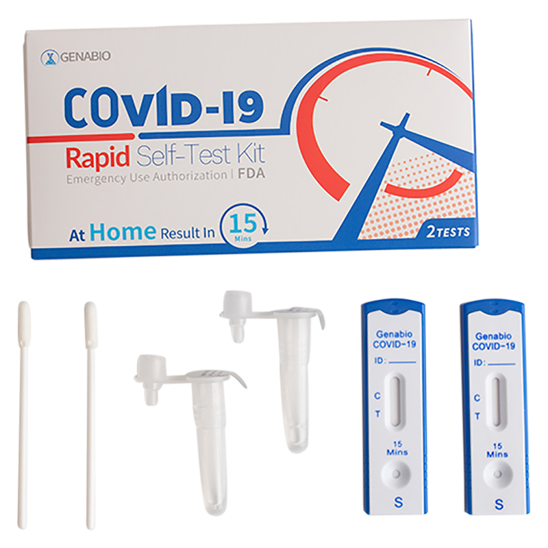 Genabio COVID-19 Rapid Self-Test Kit  (2 tests)