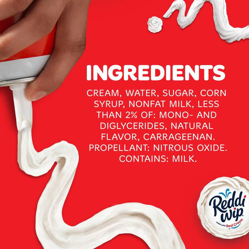 Reddi-wip Original Whipped Topping Made with Real Cream - 6.5oz