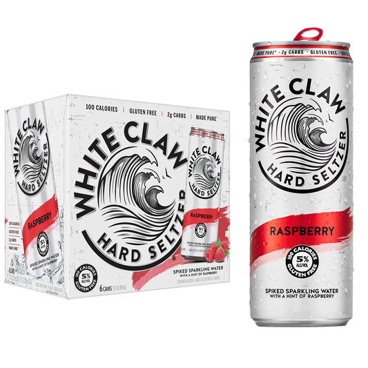 White Claw Raspberry 6pk 12oz Can 5.0% ABV