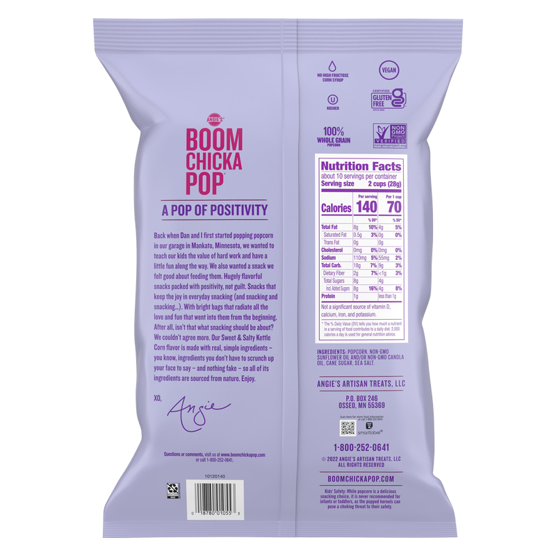 Angie's Boomchickapop Sweet & Salty Kettle Corn 10oz