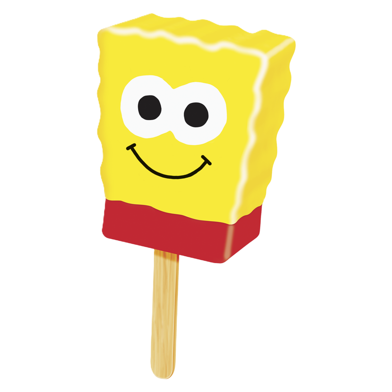 Spongebob Squarepants Popsicle Ice Cream Bar 6ct