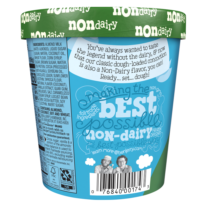 Ben & Jerry's Non-Dairy Chocolate Chip Cookie Dough Dessert Pint