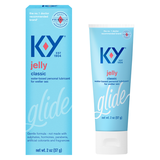 K-Y Water Based Personal Lubricant Jelly 2 oz