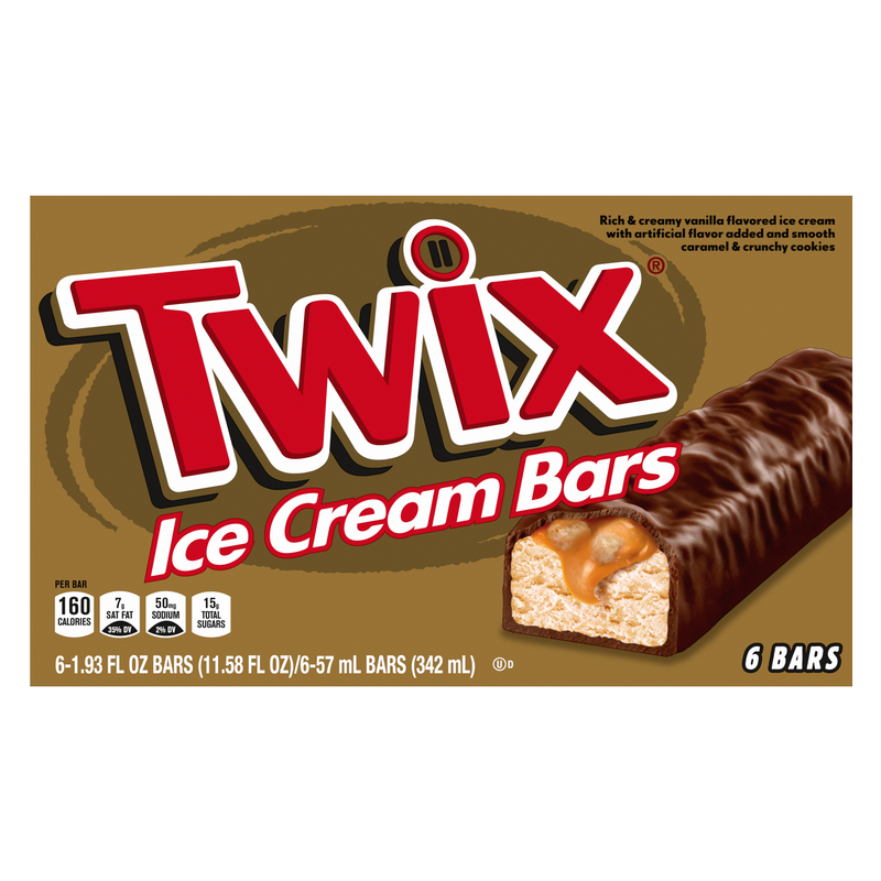 Twix Ice Cream Bars 6ct