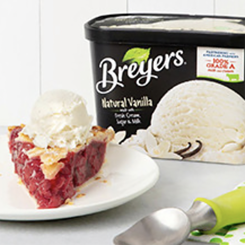 Breyers Natural Vanilla Ice Cream 48oz