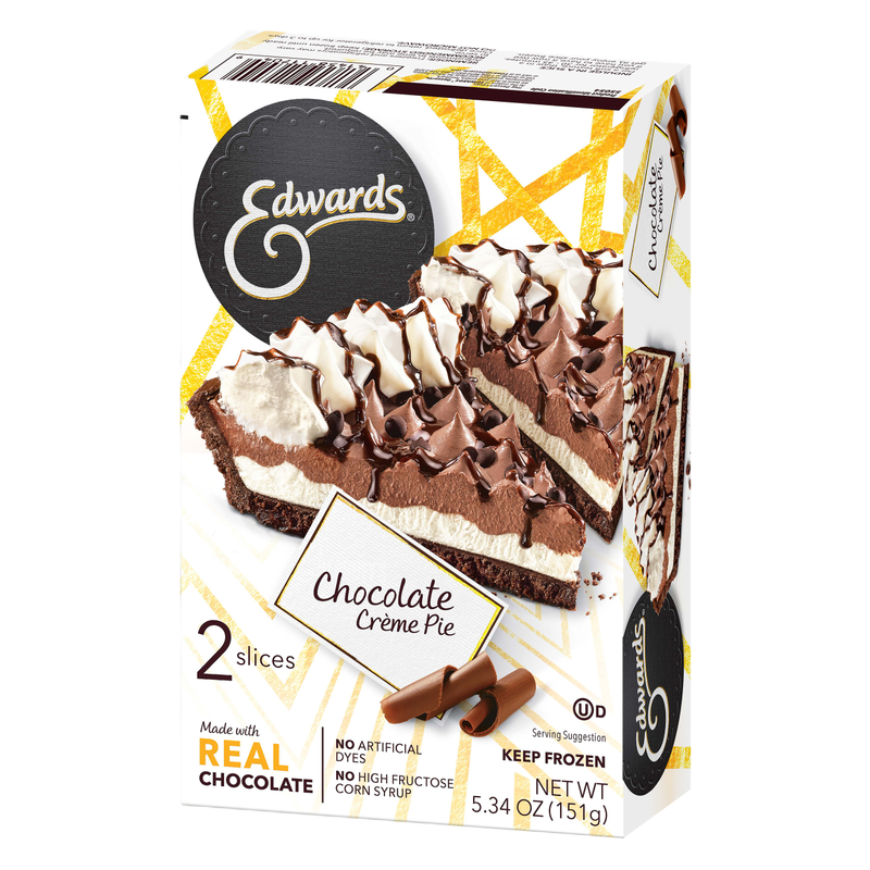 Edwards Frozen Hershey's Chocolate Cream Pie Slices - 2ct/5.34oz