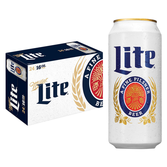 Miller Lite 24pk 16oz Can 4.2% ABV