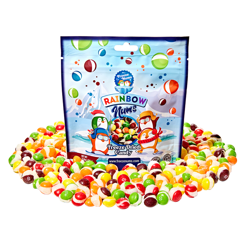 Rainbow Nums Freeze Dried Candy 2.6oz