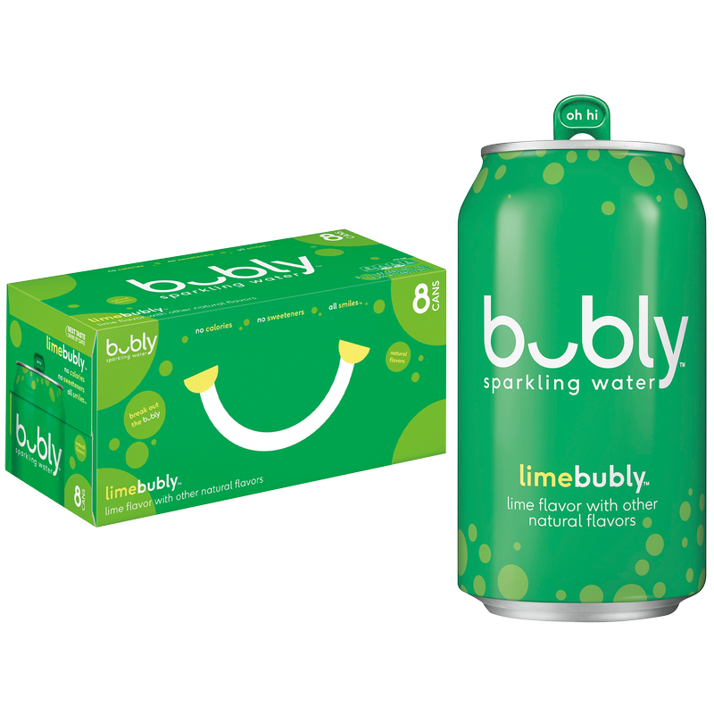 Bubly Lime 8pk 12oz Can