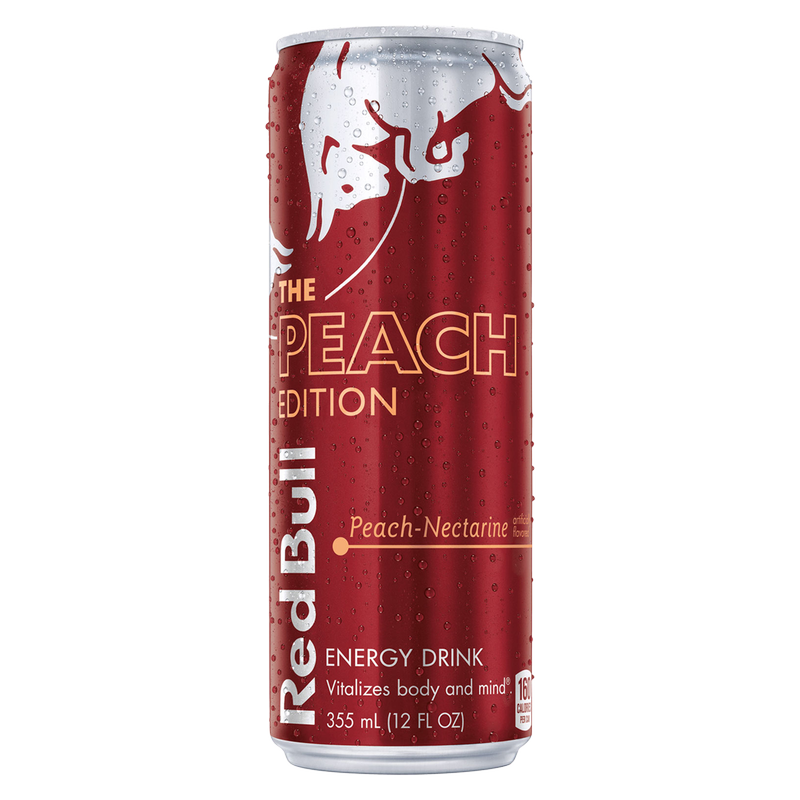 Red Bull Energy Drink, The Peach Edition, Peach-Nectarine, 12 Fl Oz