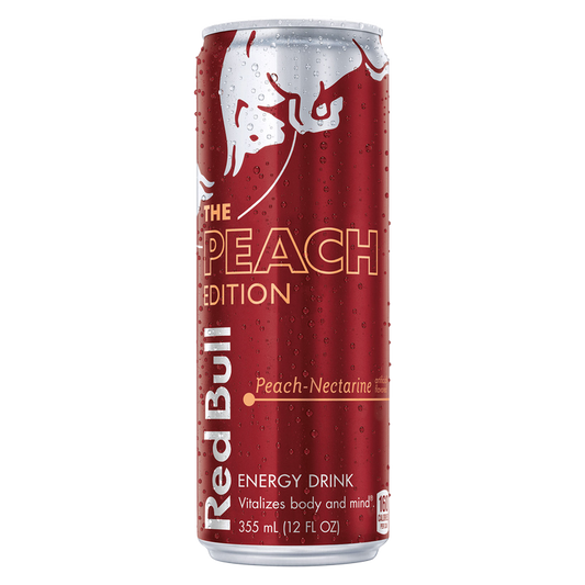 Red Bull Energy Drink, The Peach Edition, Peach-Nectarine, 12 Fl Oz