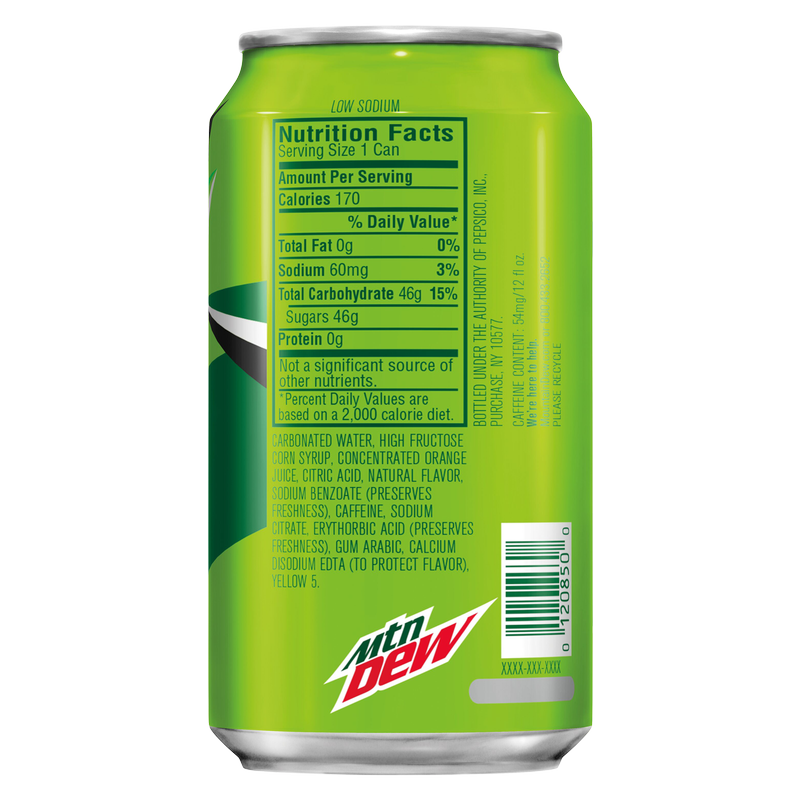 Mountain Dew 12pk 12oz Can