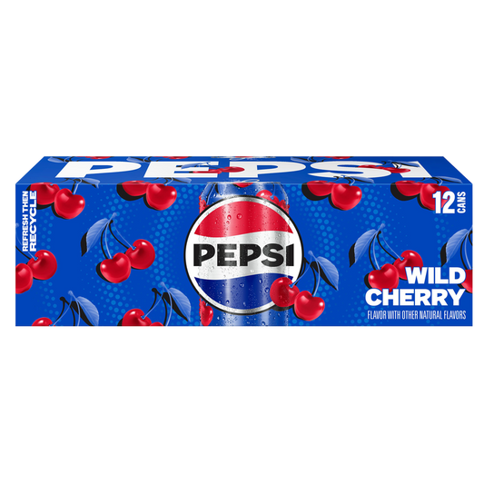 Pepsi Wild Cherry 12pk 12oz can