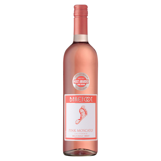 Barefoot Cellars Pink Moscato Wine 750ml