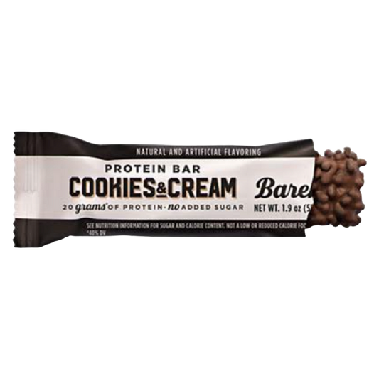 Barebells Cookies and Cream Protein Bar, 1.9oz