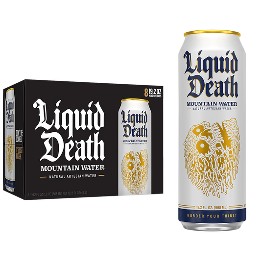 Liquid Death Mountain Water 8pk 19.2oz Can