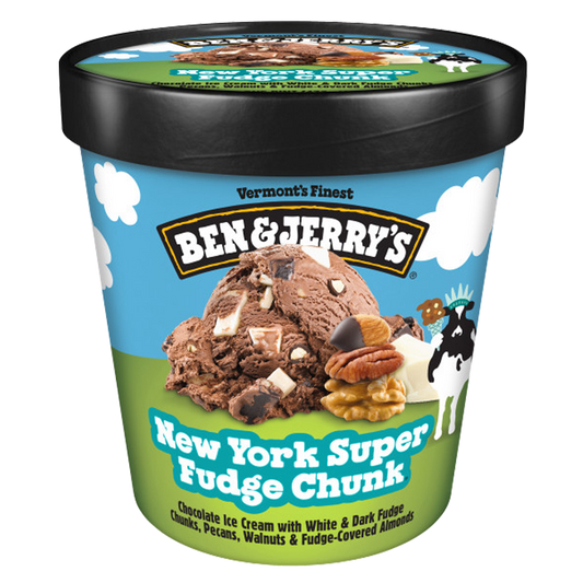 Ben & Jerry's New York Super Fudge Ice Cream Pint