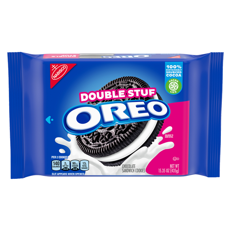 OREO Double Stuf Chocolate Sandwich Cookies 14.03oz