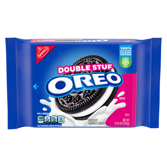 OREO Double Stuf Chocolate Sandwich Cookies 14.03oz