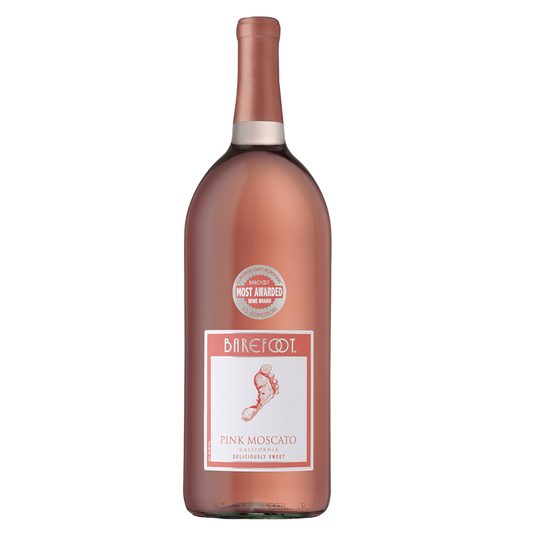 Barefoot Cellars Pink Moscato Wine 1.5L