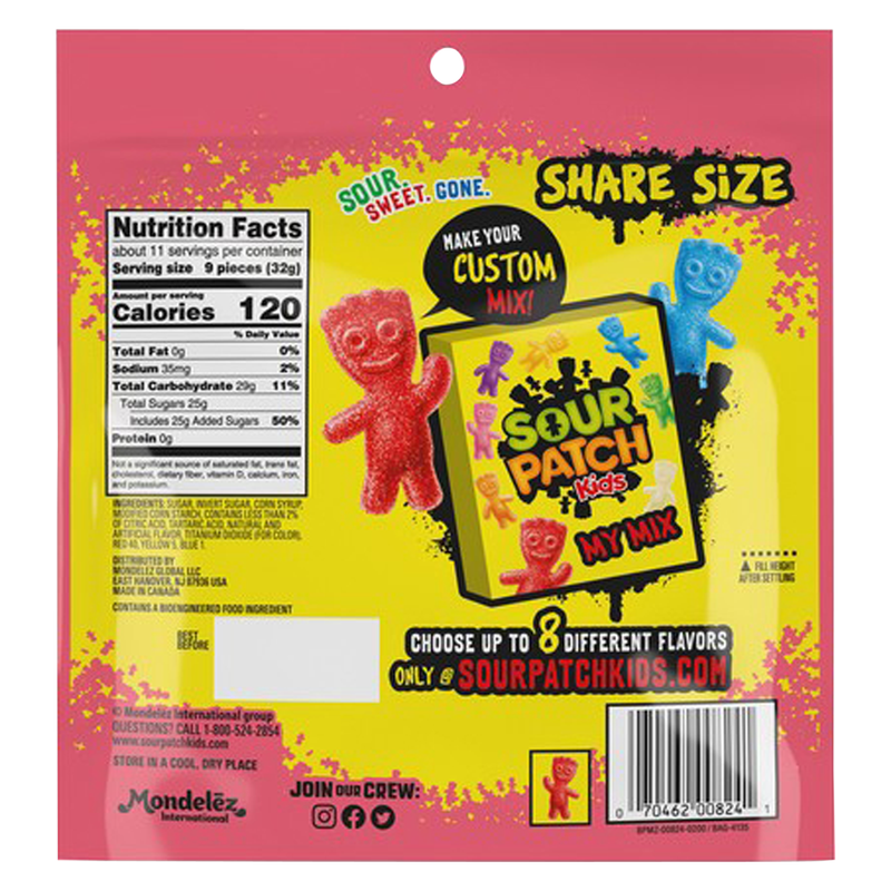 Sour Patch Kids Watermelon Soft & Chewy Candy 12oz