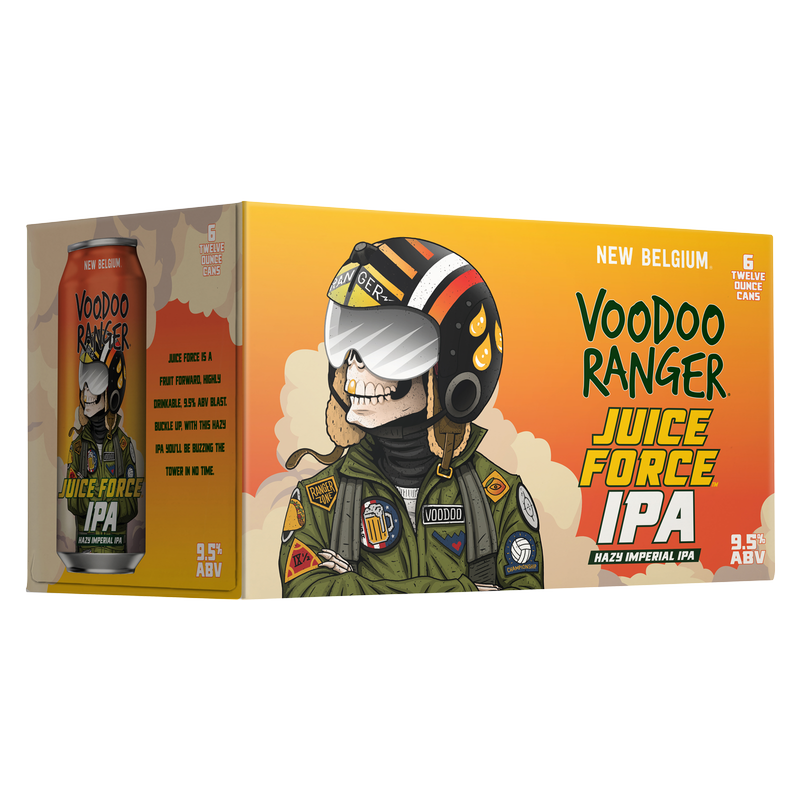 New Belgium Voodoo Ranger Juice Force IPA 6pk 12oz Can 9.5% ABV