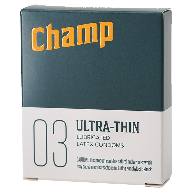 Champ Ultra-Thin Condoms 3ct