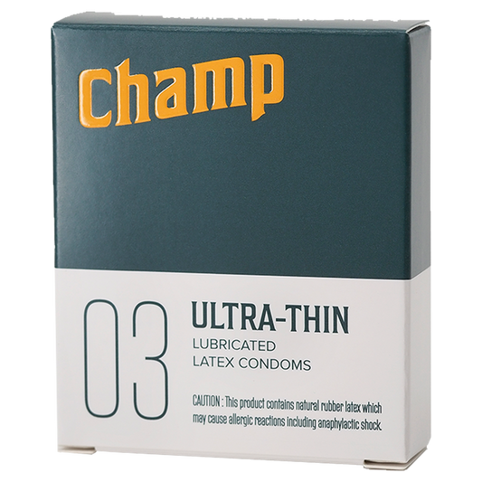 Champ Ultra-Thin Condoms 3ct