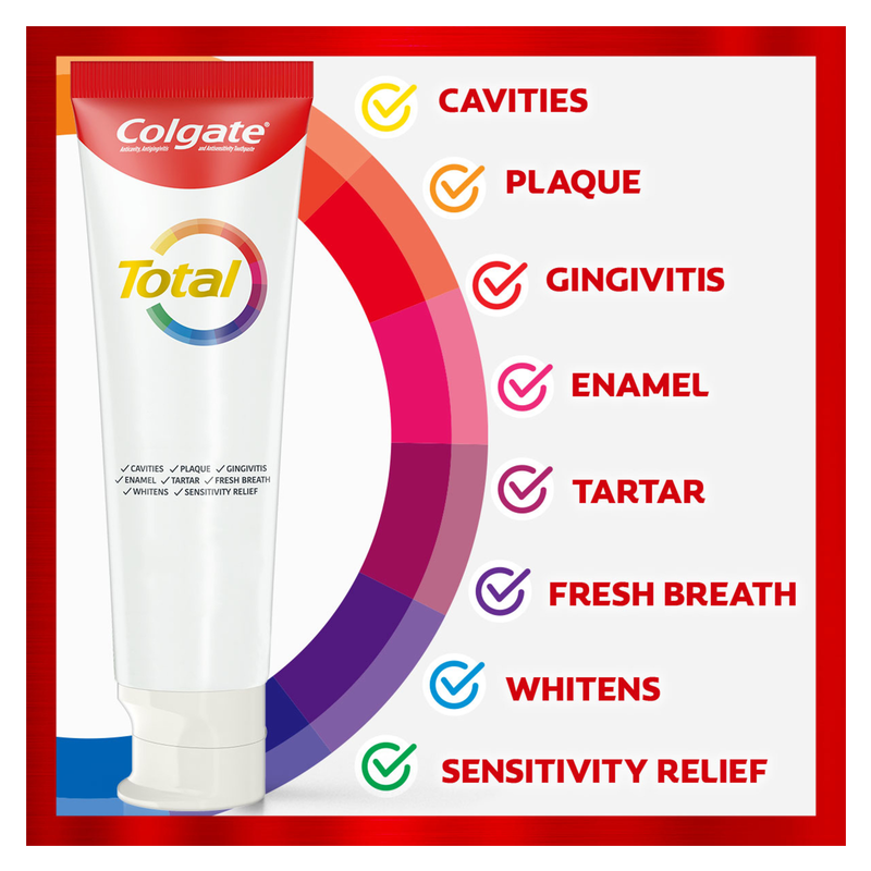 Colgate Total Whitening Mint Toothpaste 5.1oz 2ct