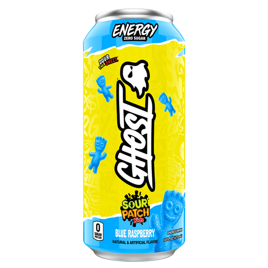 GHOST® Energy Sour Patch Kids Blue Raspberry 16oz Can