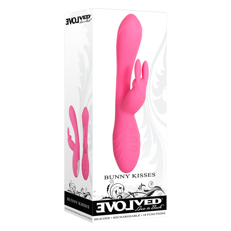 Bunny Kisses Rechargeable Silicone Vibrator